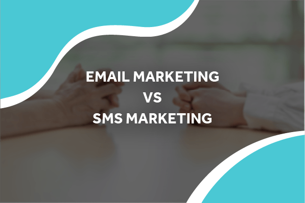 image deux deux personnes en opposition avec le titre email marketing vs sms marketing