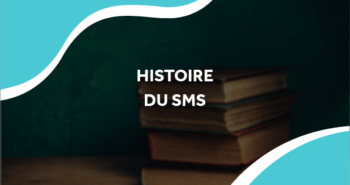 image de livres ancien avec le titre histoire du sms