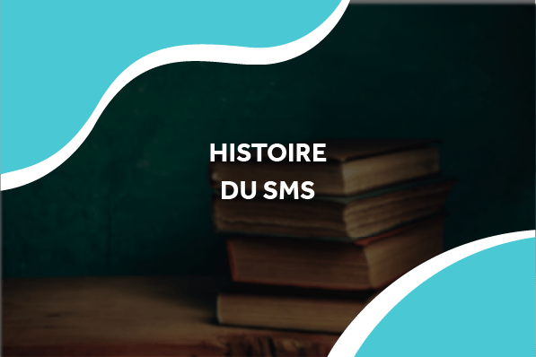 image de livres ancien avec le titre histoire du sms