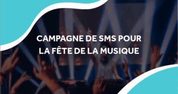 image d'un concert avec le titre campagne de sms pour la fête de la musique