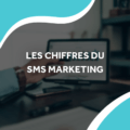 image d'une personne qui montre ses statistiques sur son ordinateur avec le titre les chiffres du sms marketing