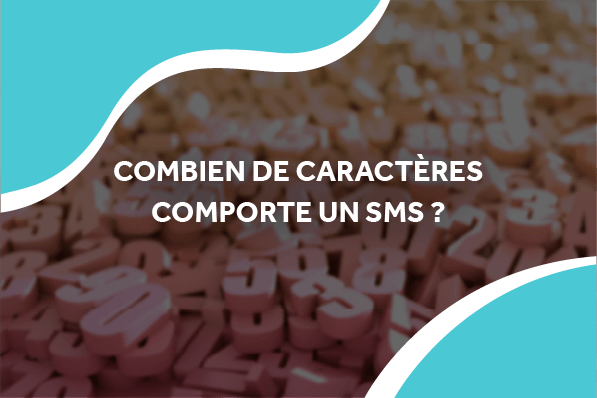 image d'une montagne de chiffre avec le titre combien de caractères comporte un sms ?