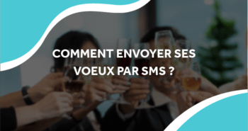 image d'employés qui trinque avec leur flûte de champagne avec le titre comment envoyer ses vœux par sms ?