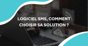 image de fonctionnalités flottantes avec le titre logiciel sms, comment choisir sa solution ?