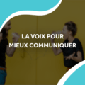 image de deux personnes qui parlent dans un gobelet avec le titre la voix pour mieux communiquer, pour donner les avantages du sms vocal