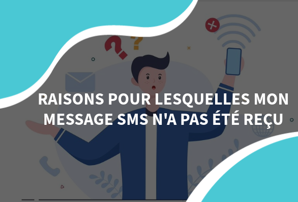 image d'une personne qui n'arrive pas à recevoir de sms avec le titre raisons pour lesquelles mon message sms n'a pas été reçu