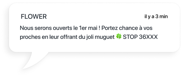 exemple sms pour le premier mai