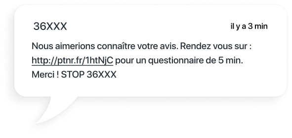 exemple sms d'envoi de sondage par sms par un fleuriste