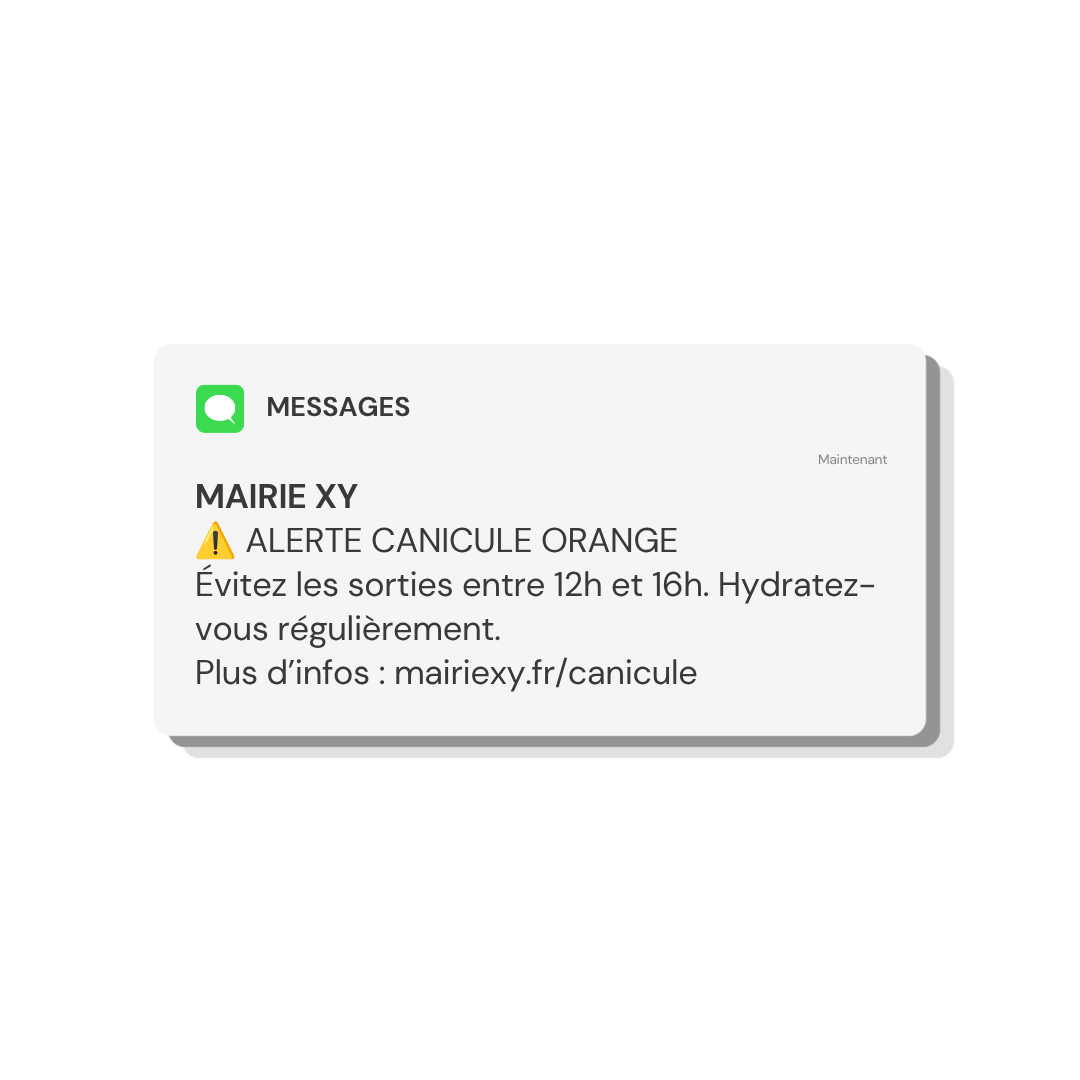 alerte canicule sms